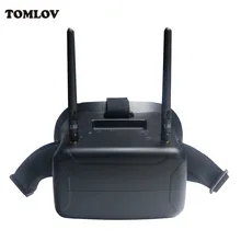 TOMLOV F2-11B 5.8G 40CH FPV Drone Goggle Video Glasses FOV 800 degree For Walkera Runner 250 4.3 Inch Screen W/Battery
