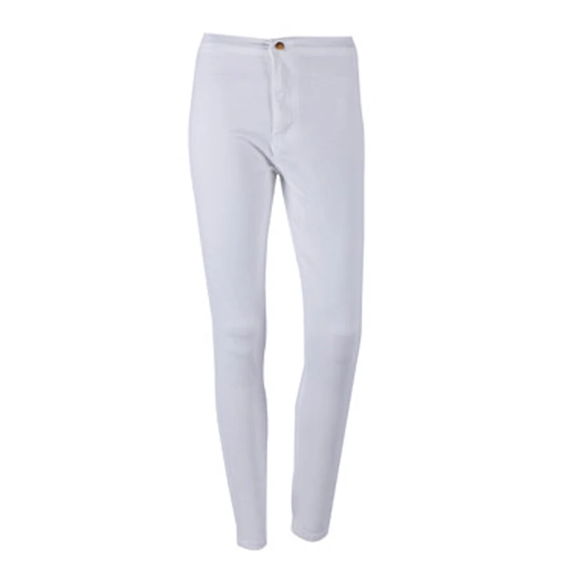 Eastdamo, узкие джинсы для женщин, обтягивающие джинсы с высокой талией, женские синие джинсовые узкие брюки, женские джинсы с эластичной талией, брюки размера плюс - Цвет: White Jeans