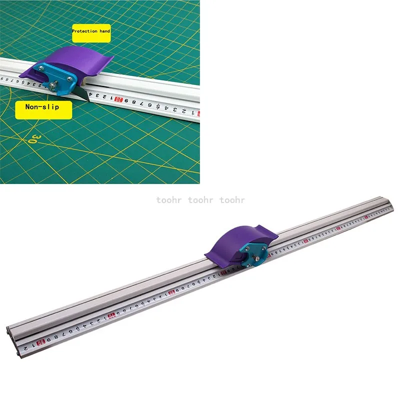 Для пенокартон ПВХ доска ручная режущая линейка алюминиевый сплав противоскользящая позиционирование режущая линейка режущий трек деревообрабатывающий инструмент