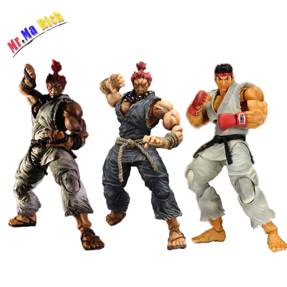 

3 Tipi Gioca Arts Kai Player Select Street Fighter Iv 4 Ryu Gouki Akuma Action Pvc Figure Da Collezione Model Toy 25 Cm