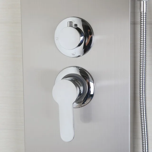 panneau de douche de luxe, salle de bains, royaume-uni, ensemble de douche colonne de douche – Image 3