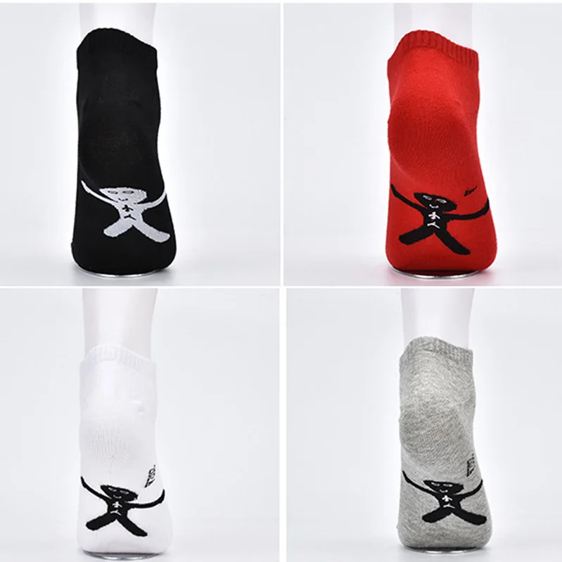4 пары мужских носков этот год жизни красные Персонализированные носки шаг на лодыжке модные красные черные белые серые носки Свадебные винтажные носки