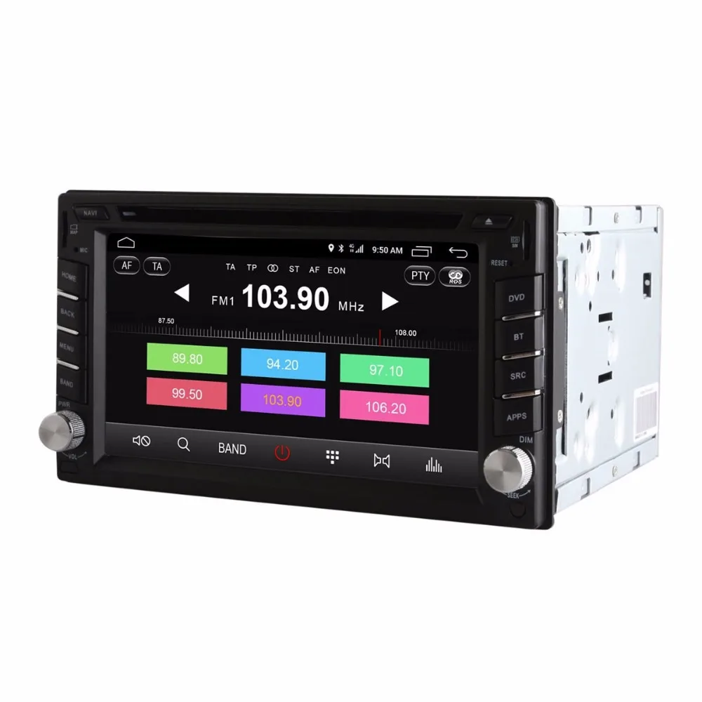Clearance Quad Core CPU RAM 2GB Android 6.0 Car DVD Player Universal Double 2din 2 din 4G Wifi Bluetooth Radio Stereo GPS Navigation 4