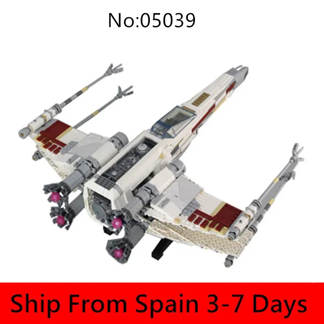

Lepinblocks 05039 Space Star Wars Series Five X-wing Starfighter Death Star Ship Building Blocks Compatible 10240 Bricks Toys