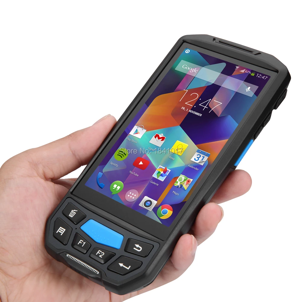 Industrial 1D 2D android pda with barcode scanner with NFC GPS camera