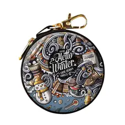 Arsmundi Рождественская елка украшения подарки мини-молния кошелек для монет женский ключ изменить кошелек для малыша Рождество старый