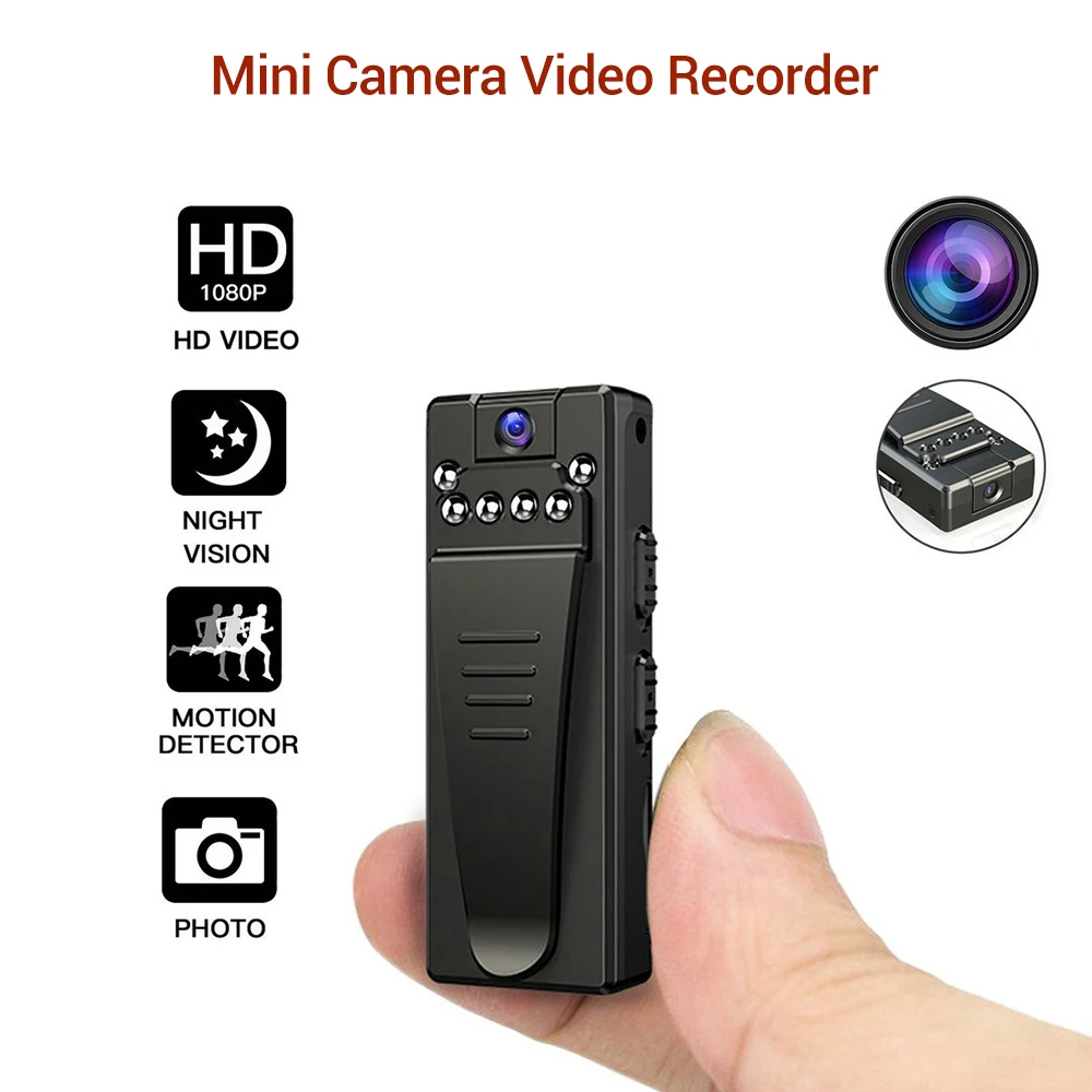 

Mini Camera Recorder A7 HD 1080P Body Cam Digital Camcorders DVR Night Vision Loop Recording Dashcam Baby Monitor Micro Camara