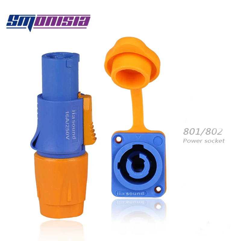 Smonisia 50pcs Waterproof Aviation Power Connector Stage Light Beam LED Display Screen Plug Socket | Обустройство дома