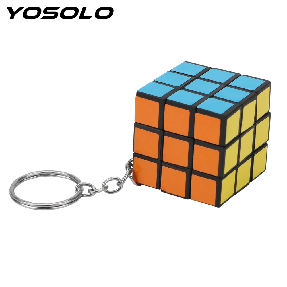 

YOSOLO Keyring Mini Car Keychain Gift For Friend Magic Toy Key Key Chain Car-styling Phone Pendant Key Ring