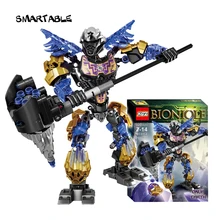 Smartable BIONICLE 143pcs Light Onua Earth figures 611 2 Building Block Toys For Children Compatible legoing