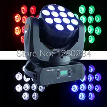 4 шт./партия, с летным корпусом, Светодиодная лампа 12 шт., 10 Вт, 4 в 1, RGBW CREE, Светодиодный луч, движущийся головной свет, светодиодный светильник, диско-бар для ночного клуба