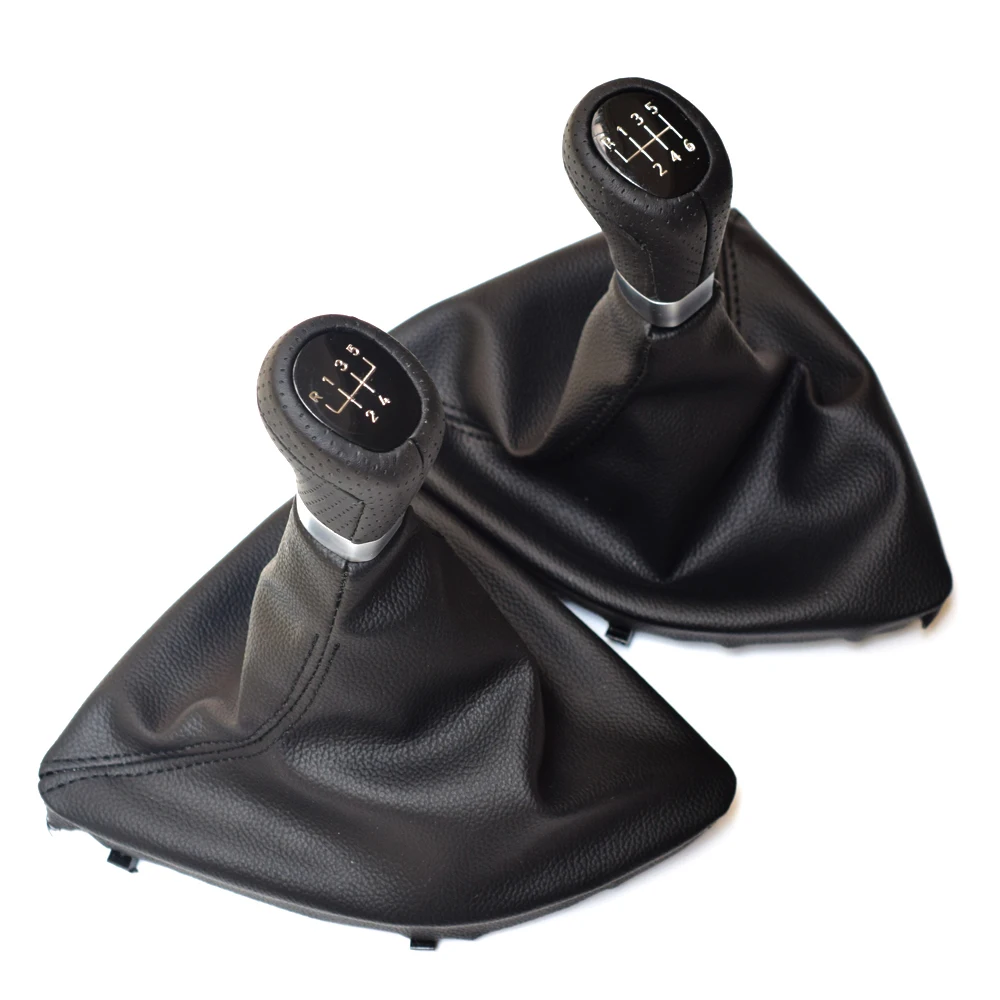 

5/6 Speed Left Hand Driver Side Gear Shift Handle Knob Gear stick Gaiter Boot Cover complete Kit For BMW E87 120i 120d 135i