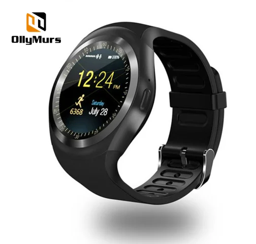 

OllyMurs Y1 Smart Watch Support SIM Card and TF Card Smartwatch Wearable Smart Electronics Stock For ios Android phone