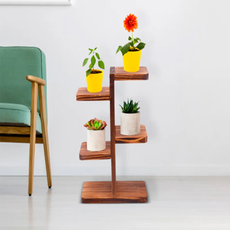 Comprar 4 Camada Flor Rack De Armazenamento Titular Stand