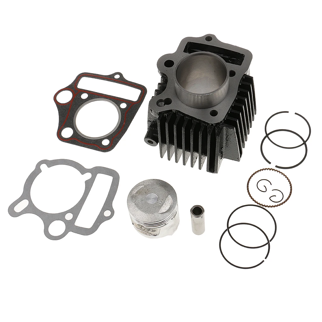 

Motorcycle Engine 47mm Cylinder Piston Set for Chinese 90cc ATV Dirt Bike for HONDA CRF90 XR90 Motorcycle Parts Black Silver