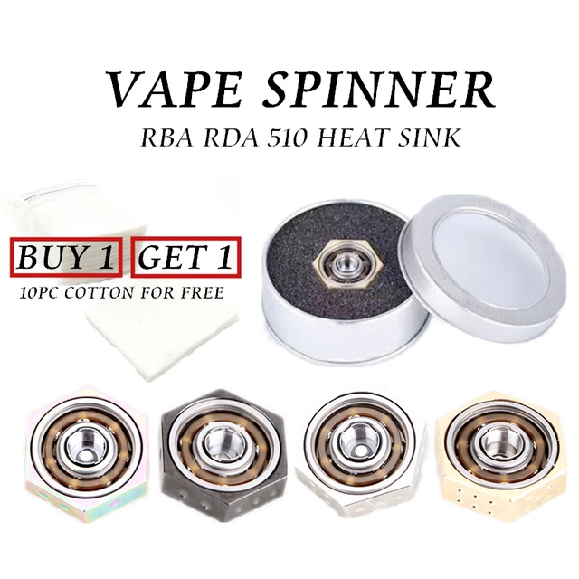 VEEAPE Vape Spinner Fid Spinner fit 510 thread Atomizer RDA Box
