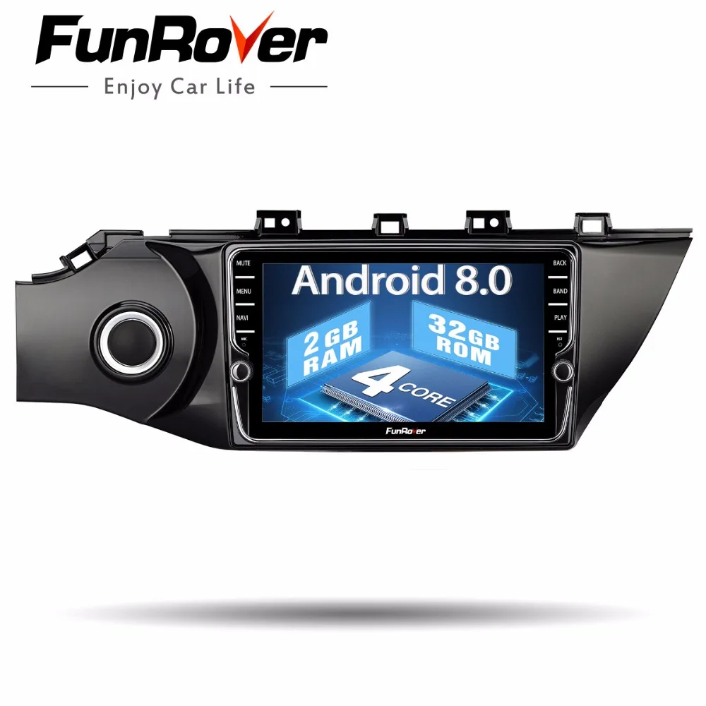 

Funrover IPS Android 8.0 2 din car dvd for kia k2 rio 2016 2017 multimedia radio tape recorder audio stereo wifi video player fm
