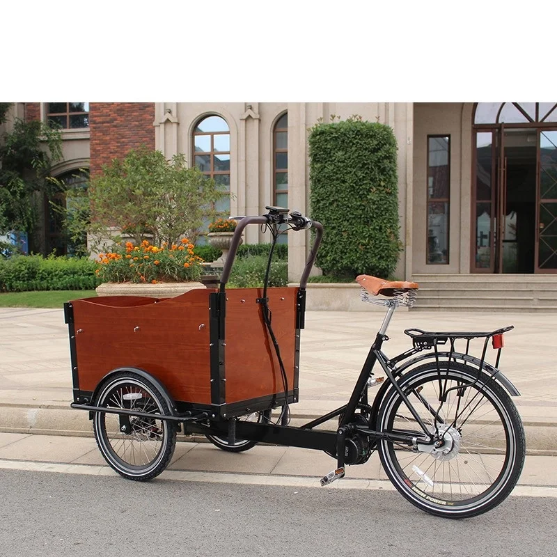 Новейший высокотехнологичный открытый голландский Педальный грузовой велосипед по цене продажи