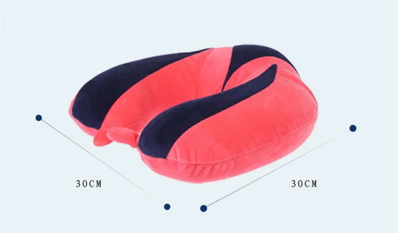 Стиль, цвет шить пены памяти U Подушка для путешествий для офиса для кормления подушка для шеи 30*30 см медленный отскок путешествия подушка travesseiro