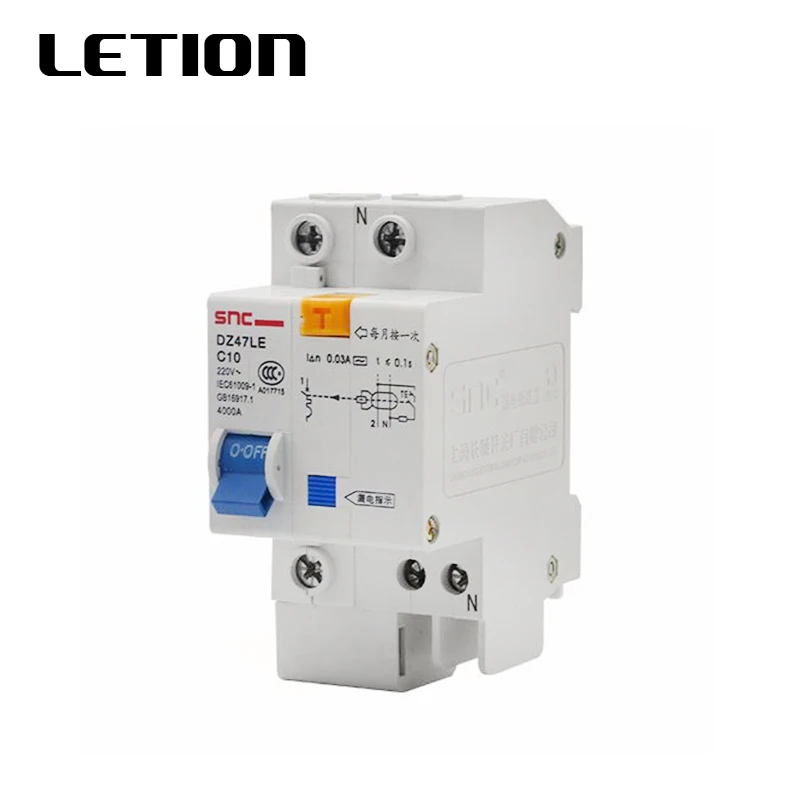 

DZ47LE-63/1P+N leakage Protection for DZ47LE-63 Overload Protection Series small Circuit Breaker Free Shipping