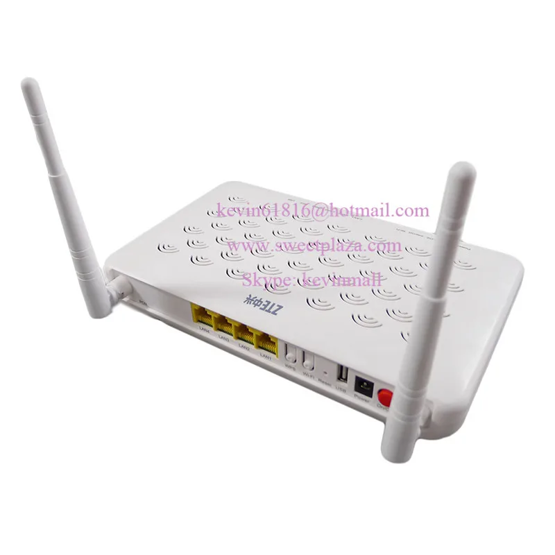 Zte внешние антенны ZXHN F600W GPON ONU с 4 GE портами+ wifi роутер SC/APC вход