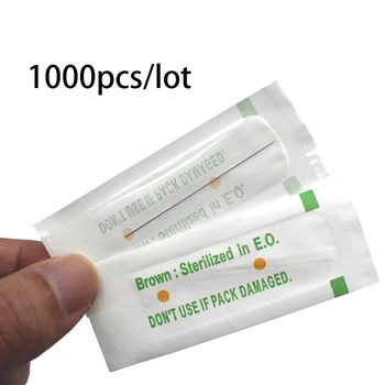 

1000pcs 1RL 0.35mm* 50mm Tattoo machine Needle Traditional Eyebrow Tattoo Needles For Multifunctional Permanent Makeup Machine