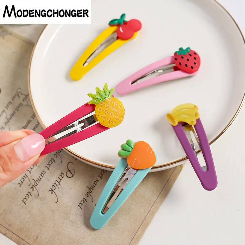

1PCS New Arrival Fruit Lovely Hairpin Strawberry Flower Hair Clip Fashion Hairgrip Barrettes sweet Bangs Clip Hair Accessories
