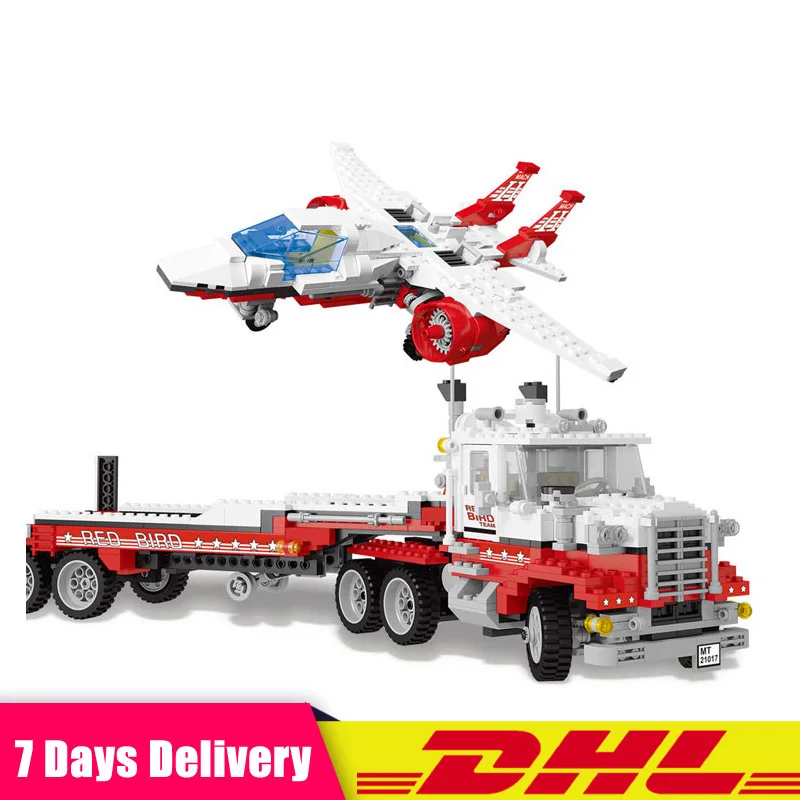 

Lepin 21017 1206Pcs Model Series The Mach II Red Bird Rig Set Educational Building Blocks Bricks Toys Compatible LegoINGlys