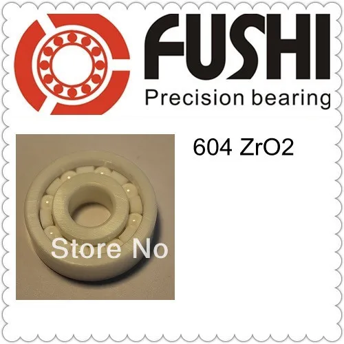 604 Full Ceramic Bearing 1 PC 4 12 4 mm ZrO2 Material 604CE All Zirconia Ceramic