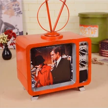 D Ретро модель ТВ кафе магазин одежды декор украшения дисплей реквизит старые изделия из железа