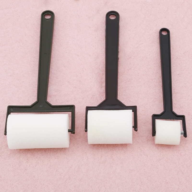 

3Pcs/Set White Sponge Paint Brushes Children Graffiti Roller Stamp Kids Painting Toy Drop Ship