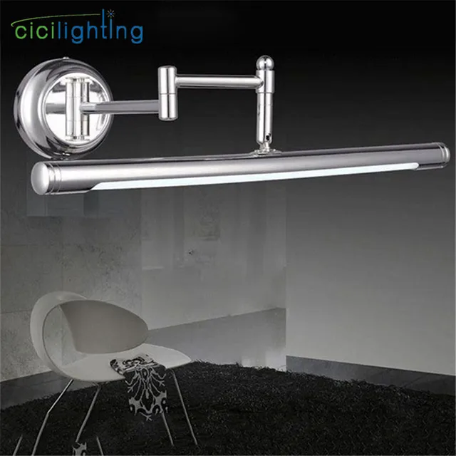 $US $69.99  100V - 240V 10W 62cm European stretch adjustable LED cabinet lights bathroom mirror light modern mi