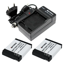 1400mAh Batteries (2-Pack) and Charger Kit for GoPro HD HERO2 and GoPro AHDBT-001, AHDBT-002o Hero 2