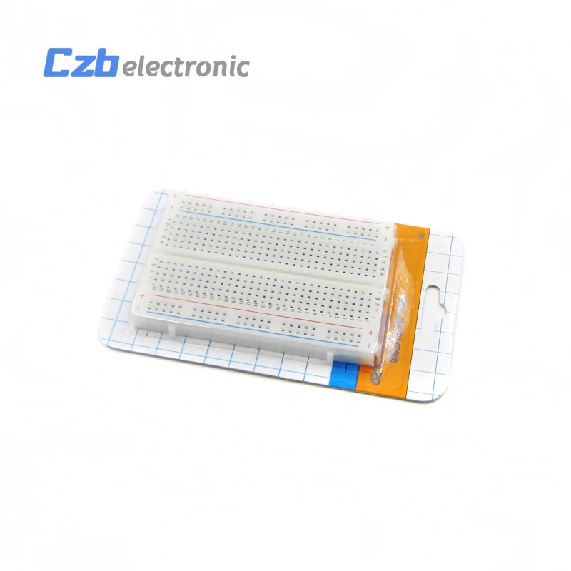 NEW MB-102 MB102 Breadboard 830Point 400 Tie Points Mini Solderless Prototype PCB Bread Board Test Develop DIY (2)