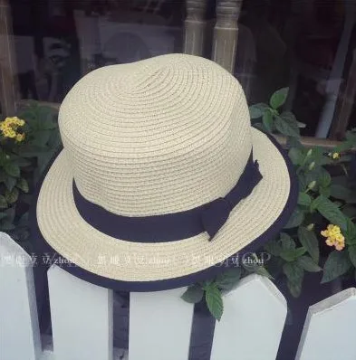 Семейные комплекты для родителей и детей; модная соломенная шляпка в стиле бохо для маленьких девочек; Повседневная летняя пляжная шапочка для путешествий - Цвет: Бежевый