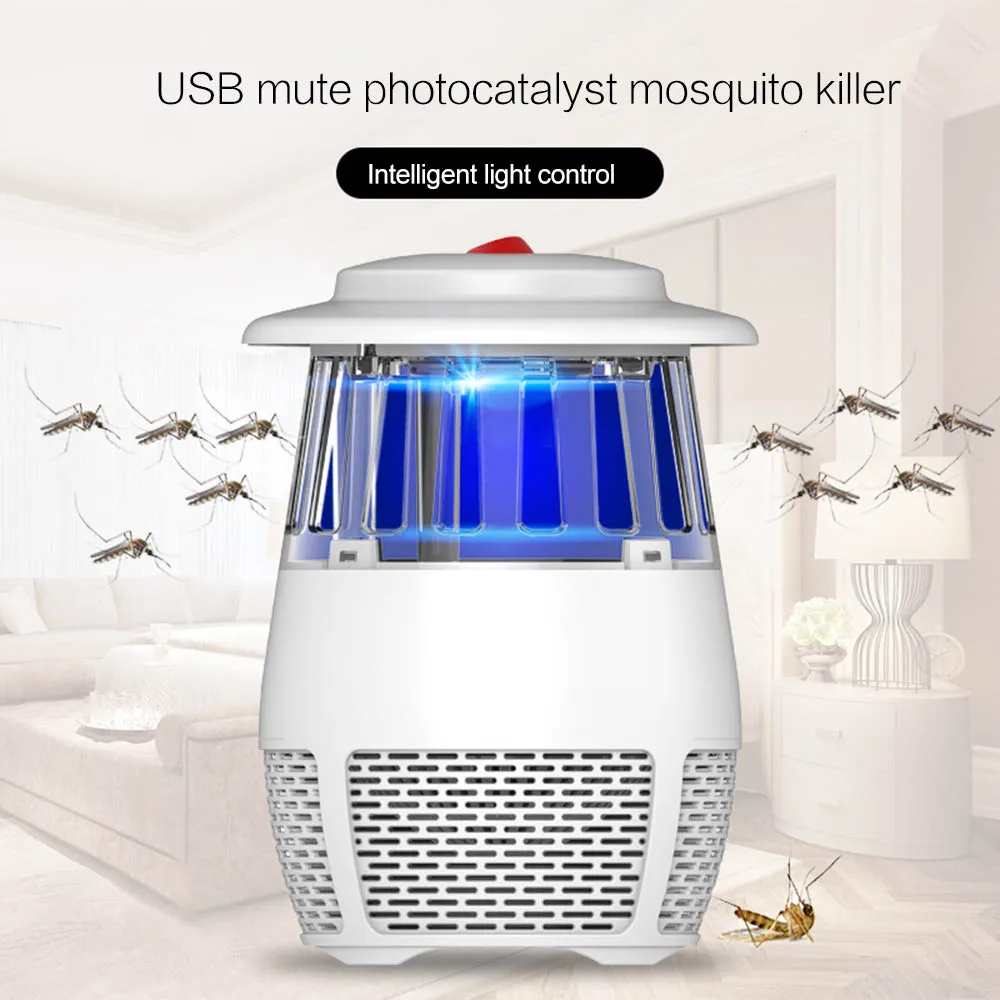Новый USB Электрический Отпугиватель комаров убийца лампа светодиодный
