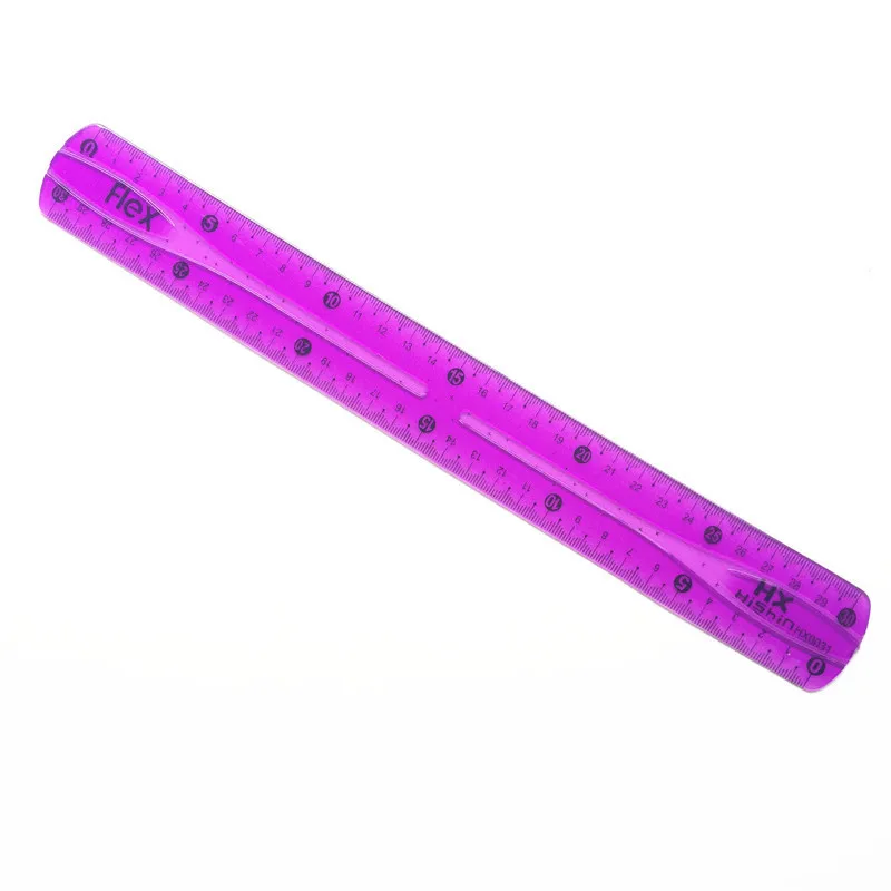 1 pcs Creative Soft ruler 30 cm Multicolur Soft ruler tape measure Used for school student office stationery Supplies