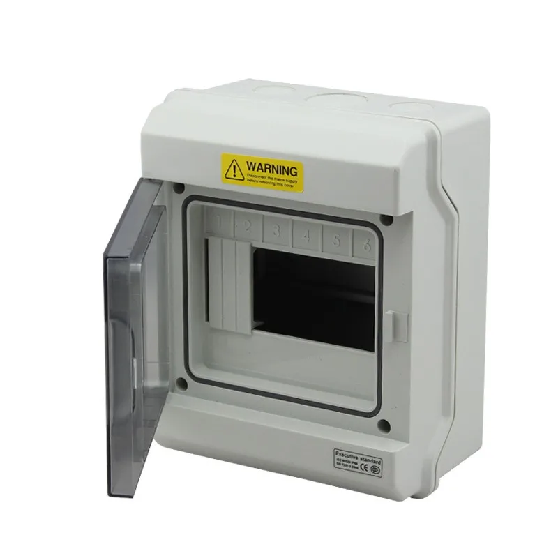 

6 Way Wiring Terminal Blocks IP66 Waterproof Electrical Distribution Enclosure Outdoor Switch Box