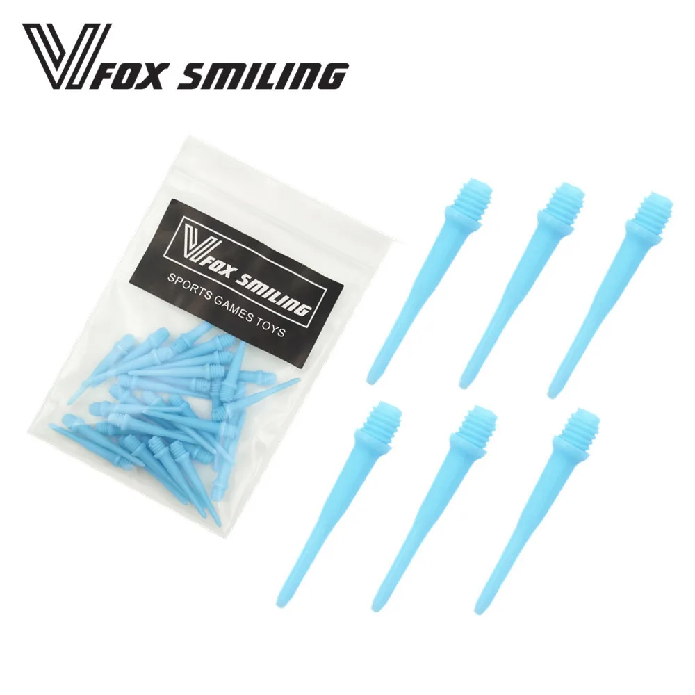 

Fox Smiling 30pcs 25mm 2BA Professional Dart Soft Tip For Soft Tip Darts And Electronic Darts Tip 10 Colors