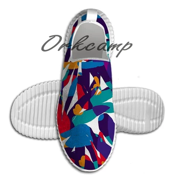 

Purple Abstraction Argyle Pattern blue henna bo Running Shoes Walking Shoes Summer Comfortable light weight Jogging Yoga shoes