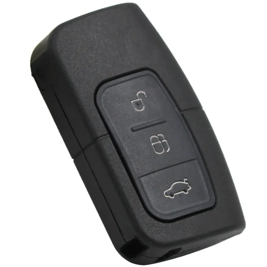 5 шт./лот смарт-пульт дистанционного ключа чехол Fob 3 кнопки для Ford Focus Mondeo Galaxy Kuga S-Max