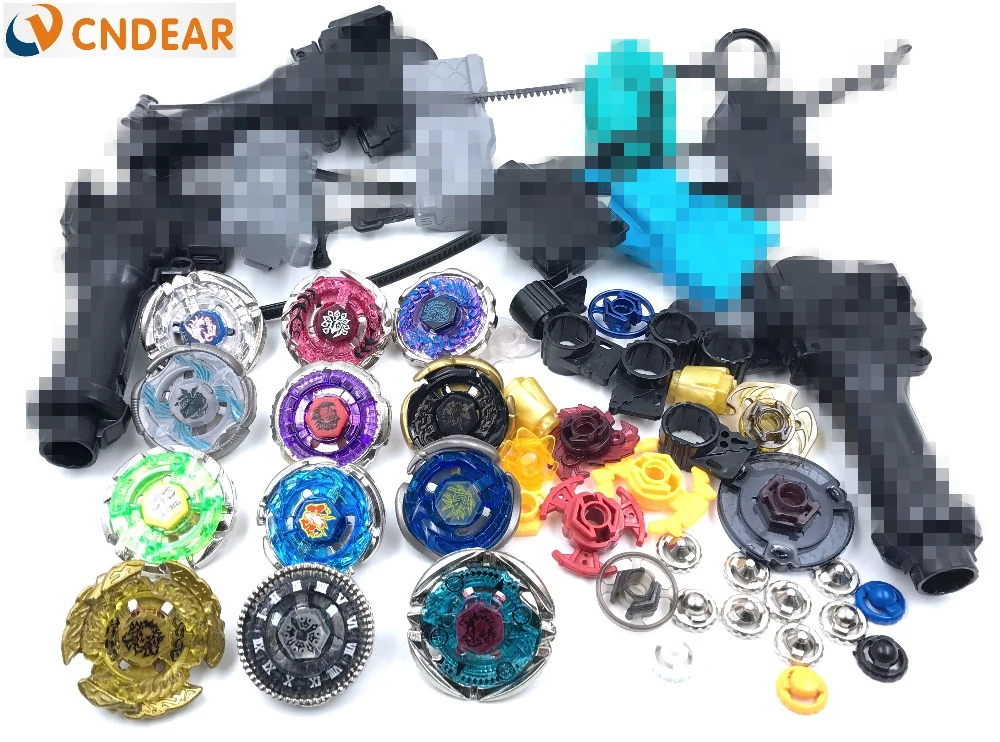 Beyblade Metal Fusion 4D Freies spinner top(12 spin top+ 6 пусковых установок+ 3 ручки+ более 30 запасных частей) детские игрушки