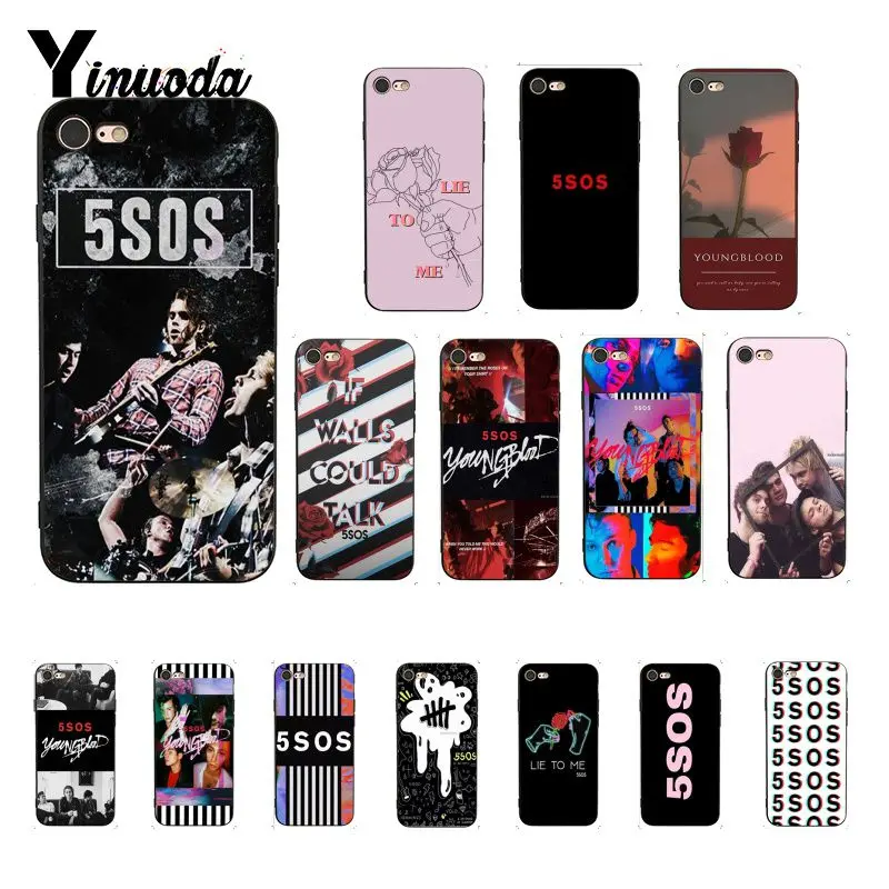 Yinuoda 5Sos band Young кровь 5 секунд лета чехол для телефона с принтом iphone SE 2020 8 7 6 6S 6Plus X XS