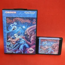 Splitterhouse 2 16 бит MD карта с розничной коробкой для Sega megadrive Видео игровой консоли системы