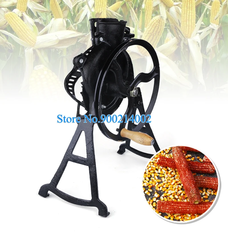 

Cast Iron Hand-cranked Corn Sheller Manual Hand Maize Corn Sheller Machine Household Corn Stripper Corns Threshing Hand Tool