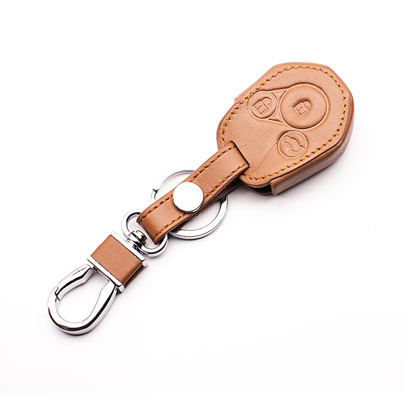 Дизайн кожаный чехол для ключей пылесборник для Subaru Импреза, Легаси Outback XV кожаные ключи автомобиля аксессуары Защита оболочки