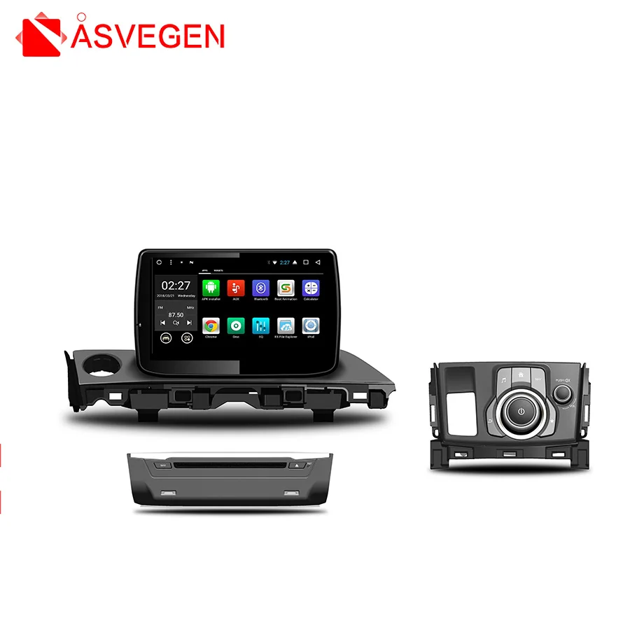 Cheap Asvegen 9 inch Android 7.1 Quad Core Car Radio GPS Navigation Stereo Headunit WIFI 4G Media DVD Player for Mazda ATENZA 2017 0