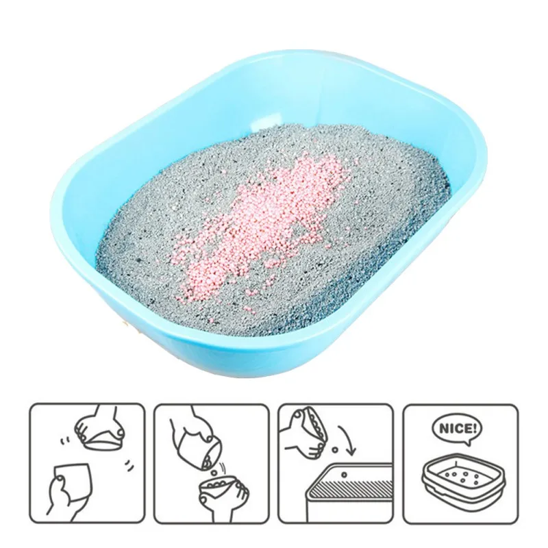 300ml/bottle Cat Litter Deodorizing Beads Removaling Cat Excrement Odor