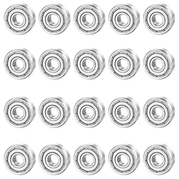 

DSHA -20pcs 696ZZ 6mmx15mmx5mm Double Shielded Miniature Deep Groove Ball Bearing