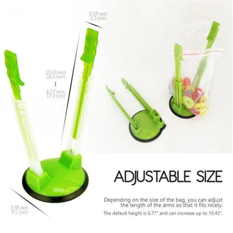 Kitchen Food Storage Bag Holder Racks Non-slip Clip Food Storage Bags Onto Holder Sandwich Bag Racks Cooking Storage Baggie Kitchen Food Storage Bag Holder Racks Non-slip Clip Food Storage Bags Onto Holder Sandwich Bag Racks Cooking Storage Baggie
